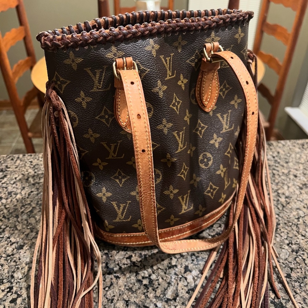 Upcycled Louis Vuitton Purse by Vintage Boho Bags